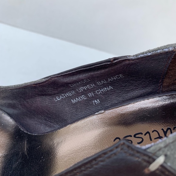 MATISSE BROWN AND GREY SUEDE HEELS - Picture 5 of 5